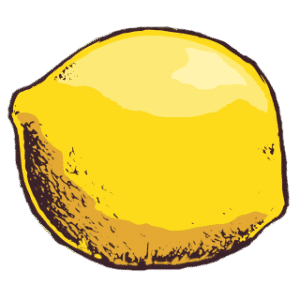 floating lemon slice